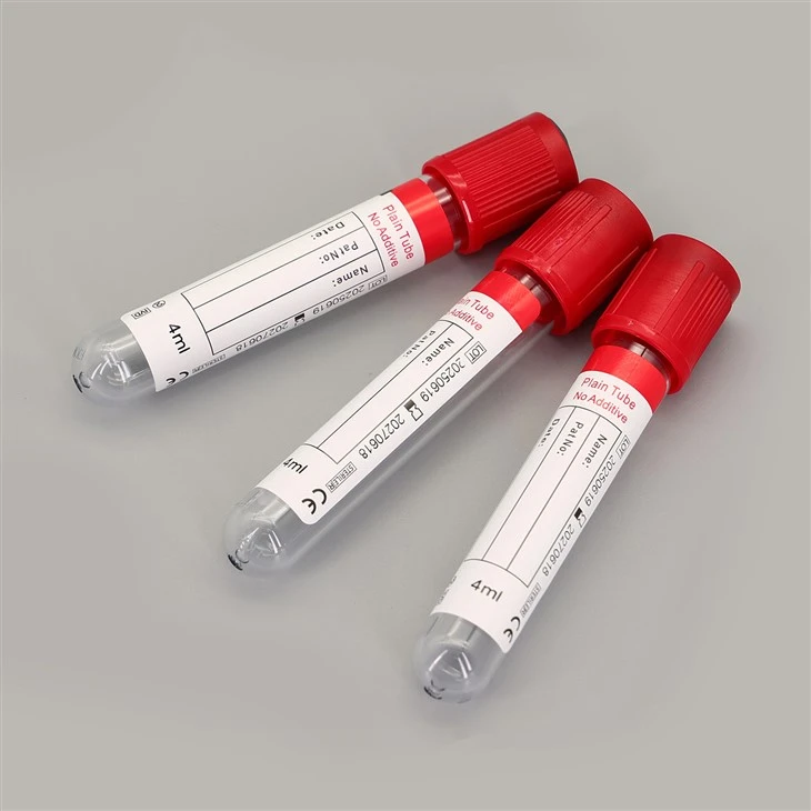 No Additive Plain Tube for Blood Collection